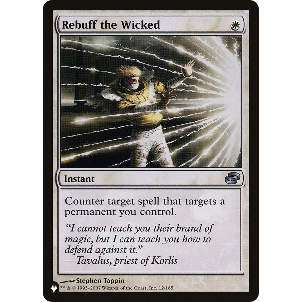 Image for Rebuff the Wicked (12/165) (LIST) - Magic: The Gathering