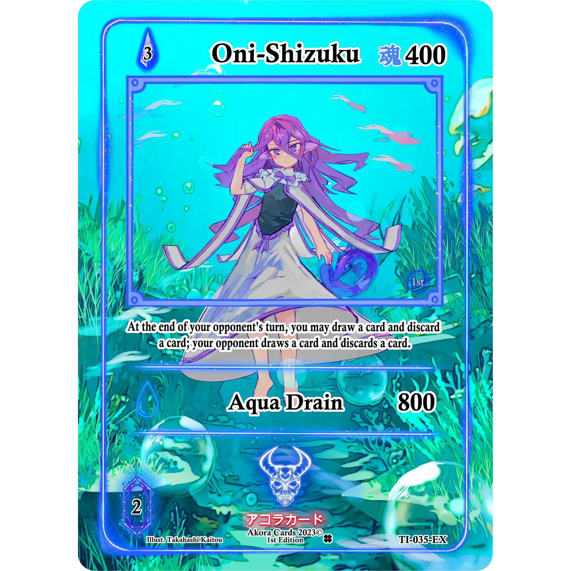 Image for Oni-Shizuku (Extended Art) (TI-035-EX) (TI1E) - Akora TCG