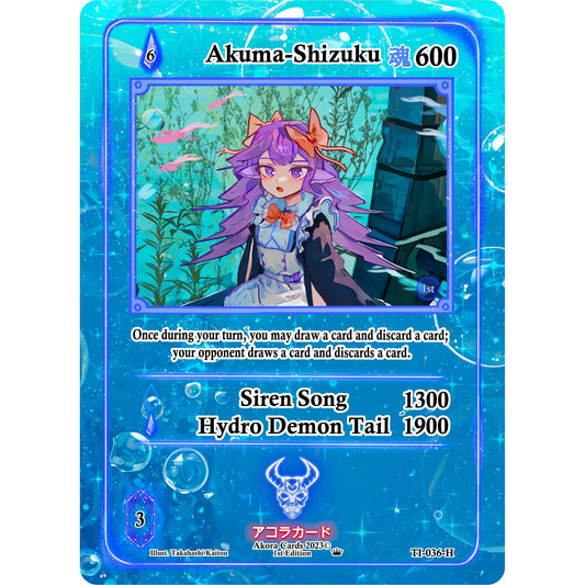 Image for Akuma-Shizuku (Holo) (TI-036-H) (TI1E) - Akora TCG