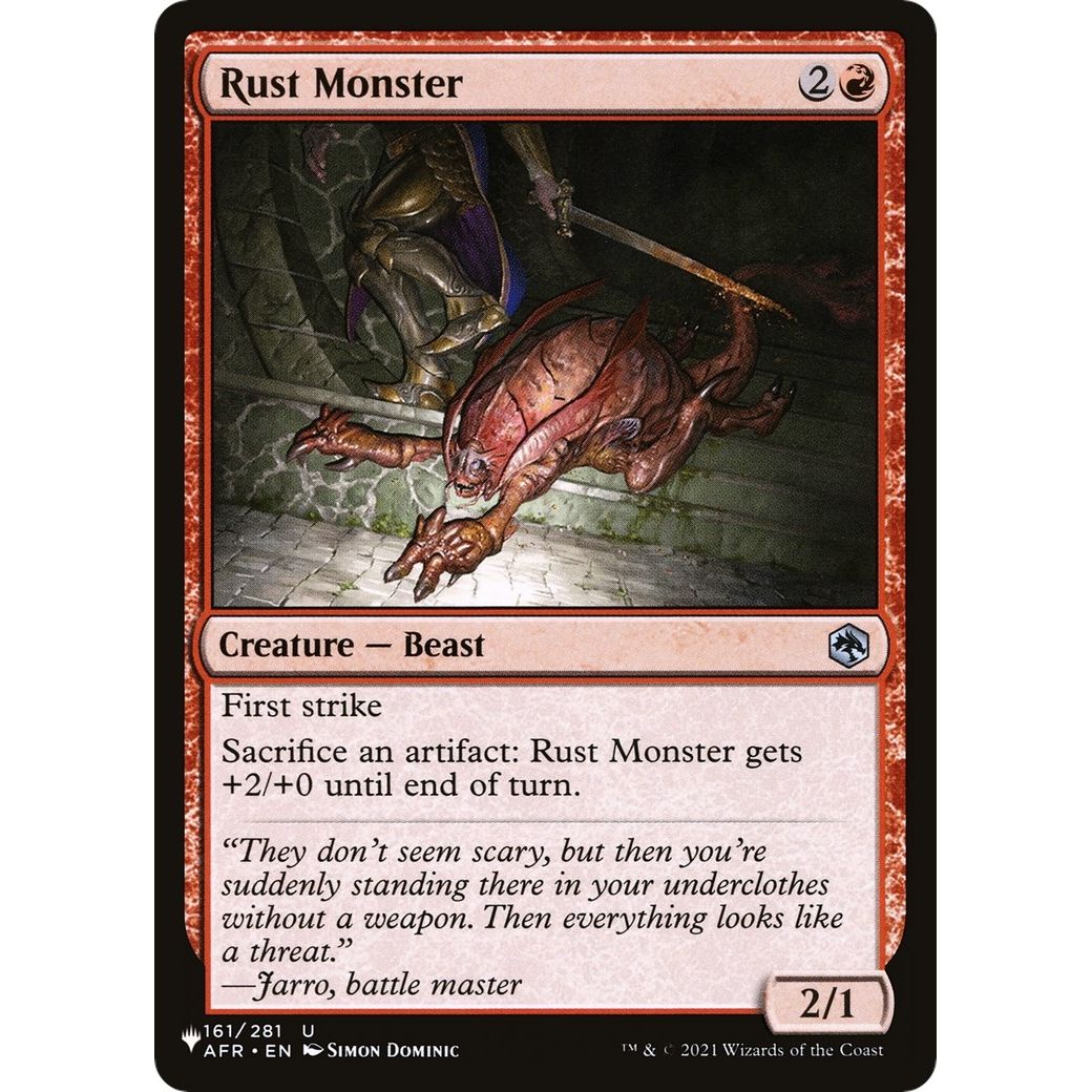 Image for Rust Monster (161/281) (LIST) - Magic: The Gathering