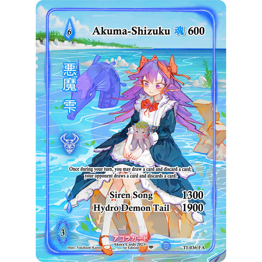 Image for Akuma-Shizuku (Full Art) (TI-036-FA) (TI1E) - Akora TCG