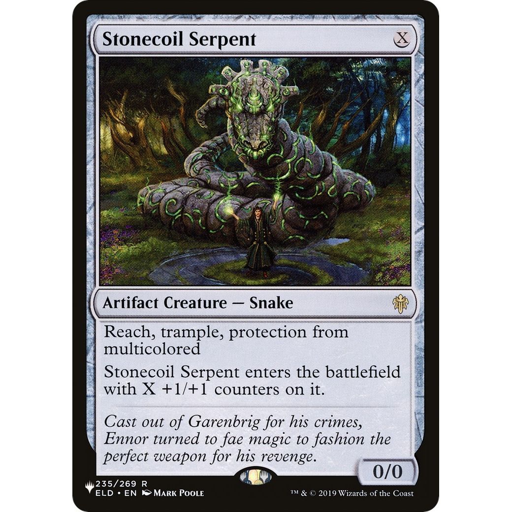 Image for Stonecoil Serpent (235/269) (LIST) - Magic: The Gathering