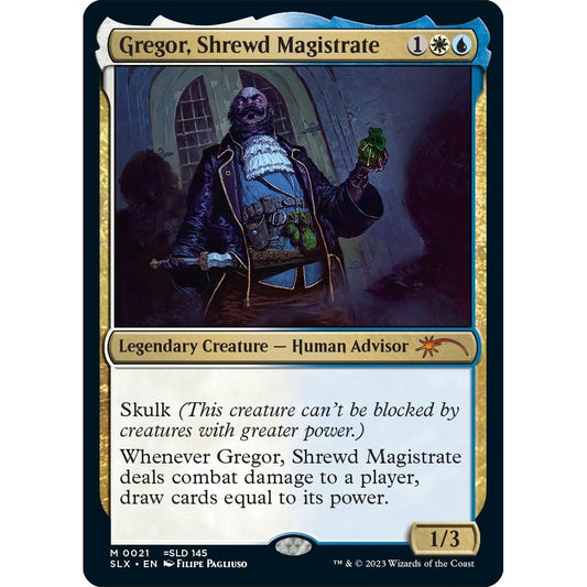 Image for Gregor, Shrewd Magistrate (21) (SLX) - Magic: The Gathering