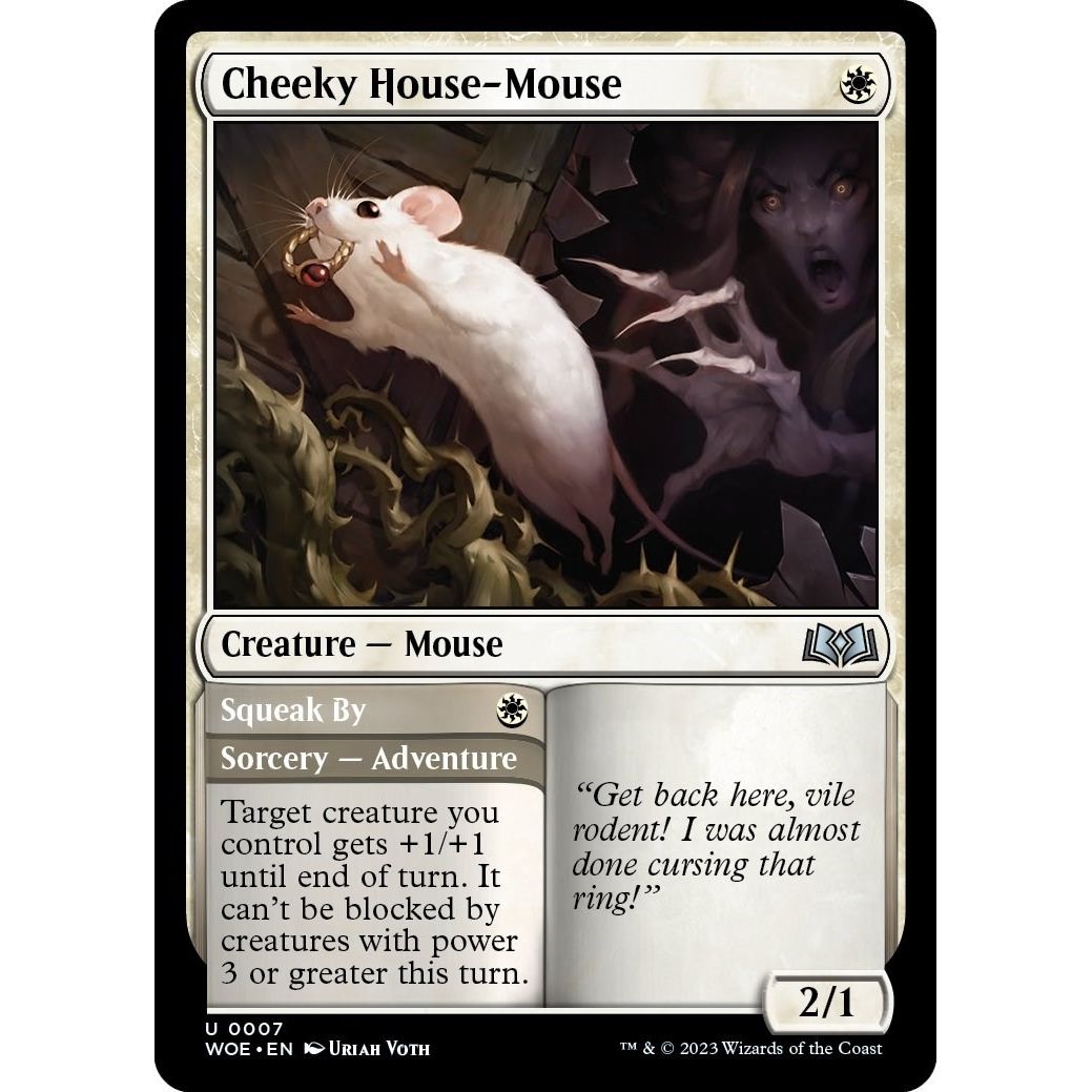 Image for Cheeky House-Mouse (7) (WOE) - Magic: The Gathering