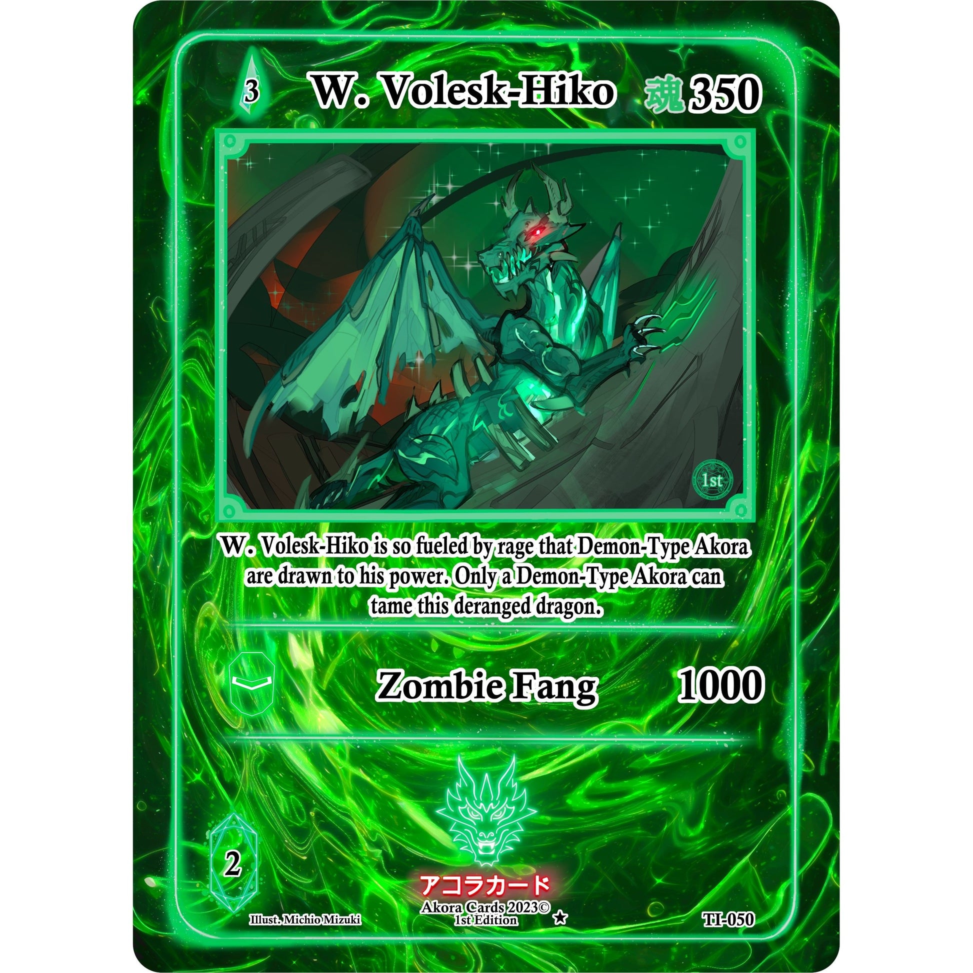 Image for W. Volesk-Hiko (TI-050) (TI1E) - Akora TCG