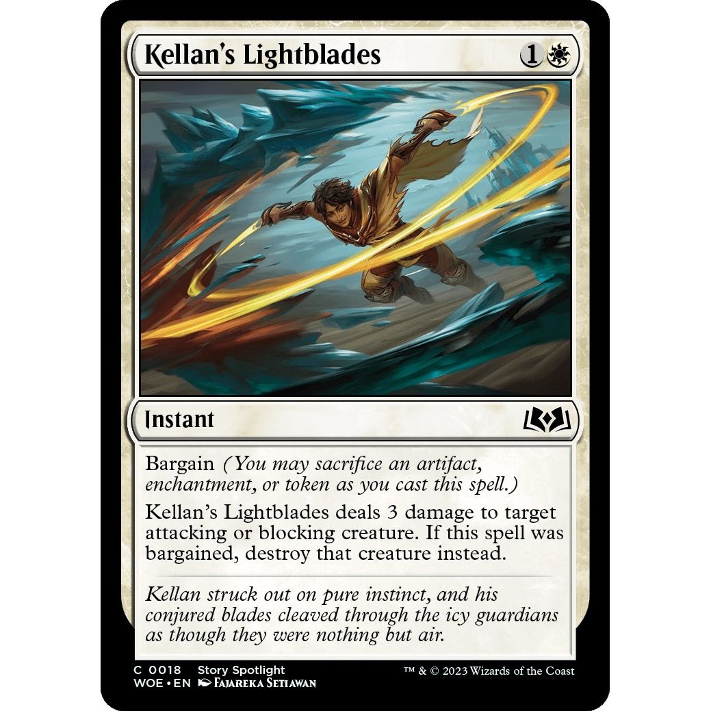 Image for Kellan's Lightblades (18) (WOE) - Magic: The Gathering