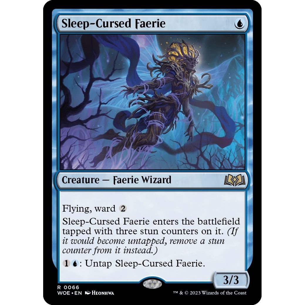Image for Sleep-Cursed Faerie (66) (WOE) - Magic: The Gathering