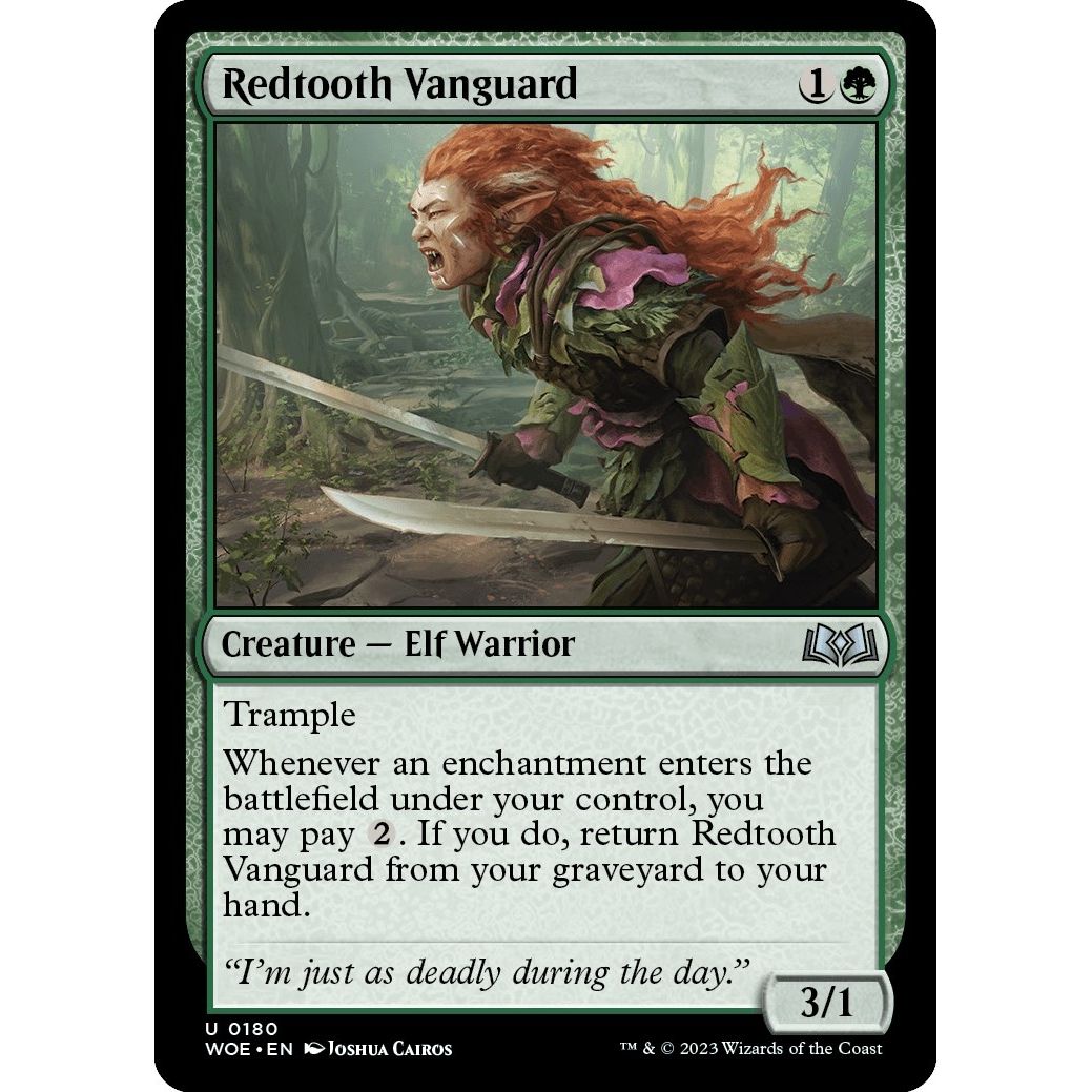 Image for Redtooth Vanguard (180) (WOE) - Magic: The Gathering