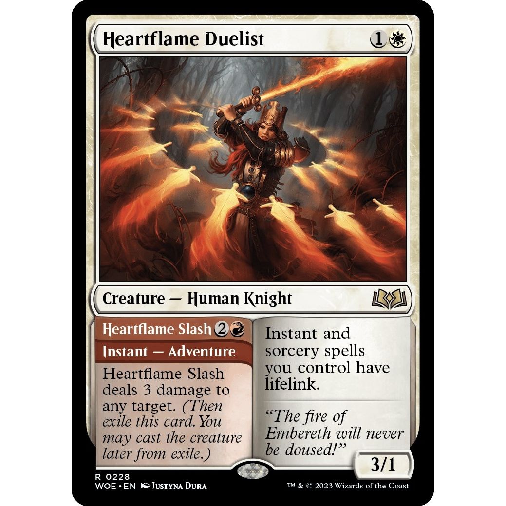 Image for Heartflame Duelist (228) (WOE) - Magic: The Gathering