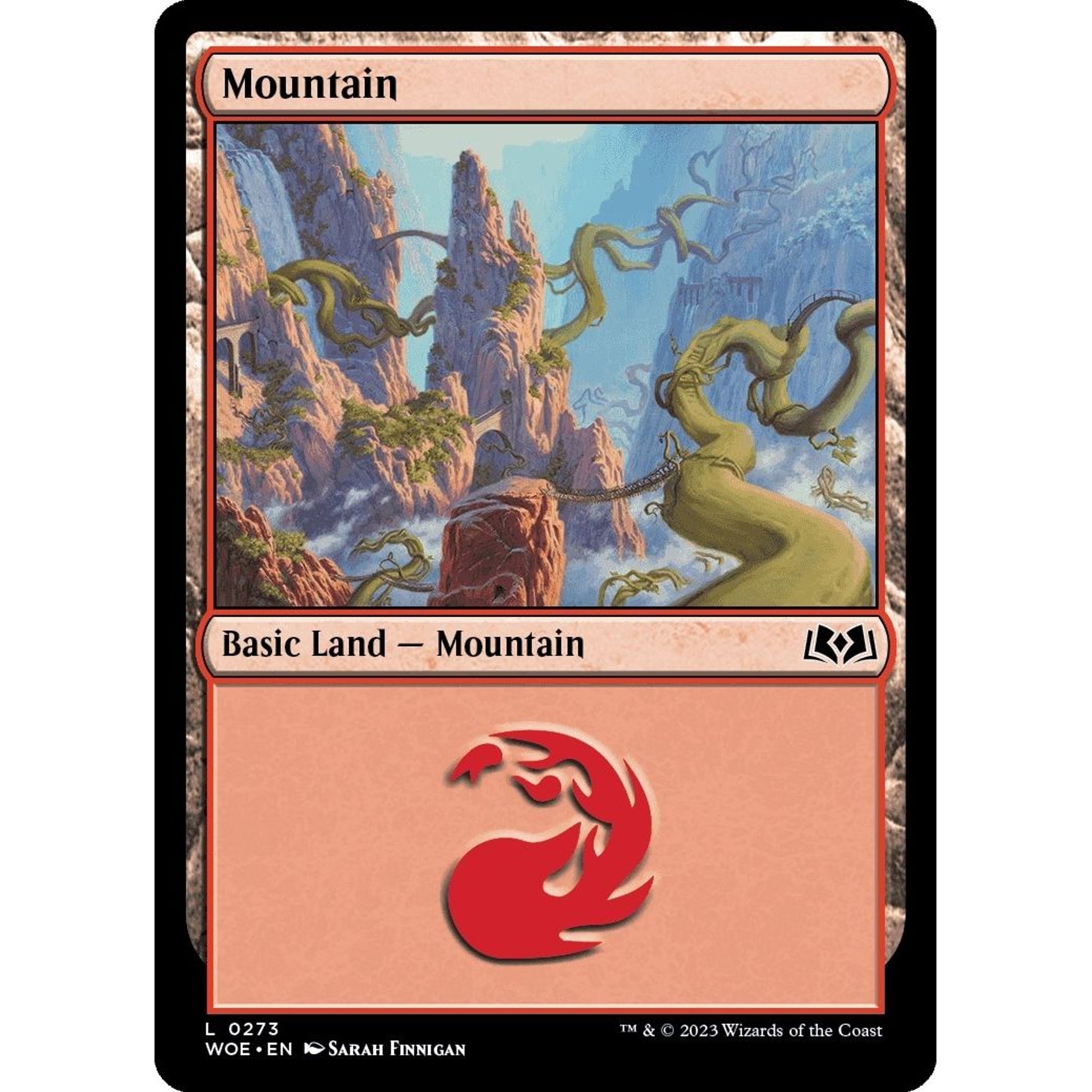 Image for Mountain (0273) (273) (WOE) - Magic: The Gathering