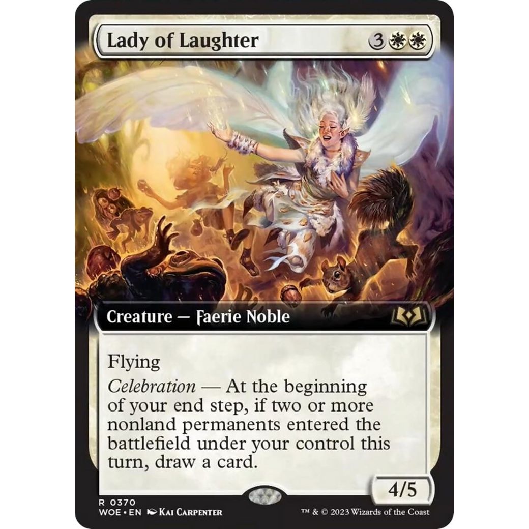Image for Lady of Laughter (Extended Art) (370) (WOE) - Magic: The Gathering