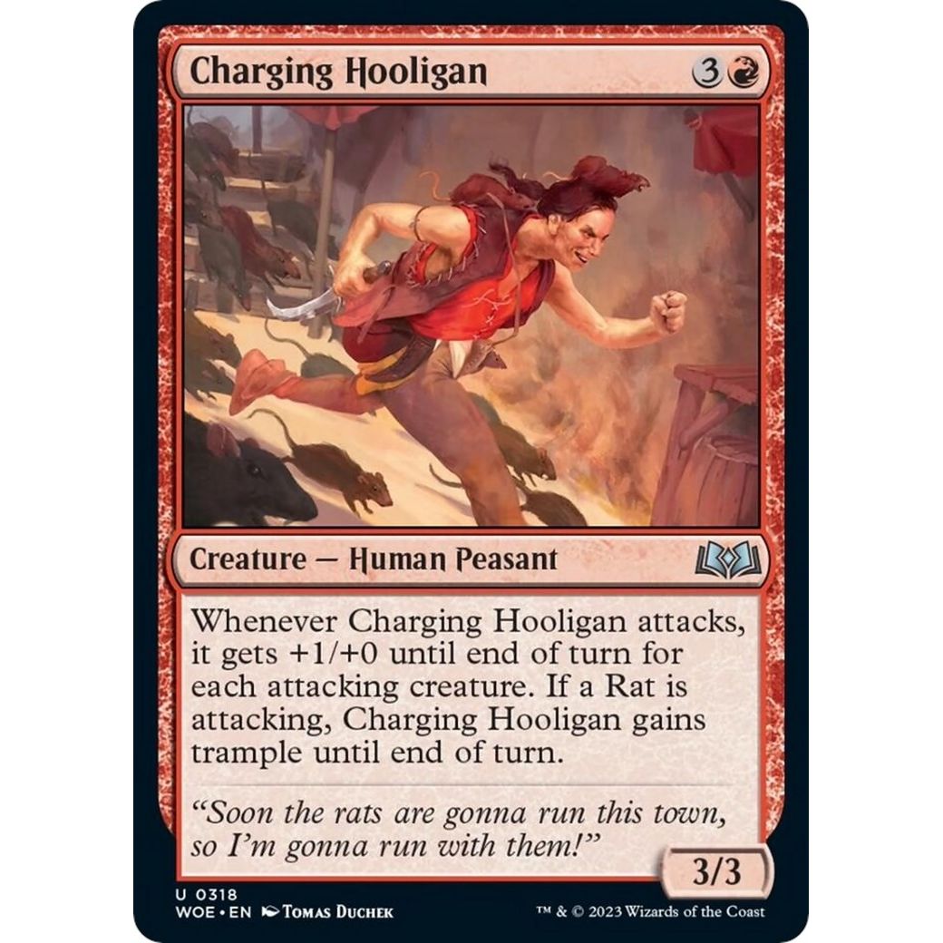 Image for Charging Hooligan (318) (WOE) - Magic: The Gathering