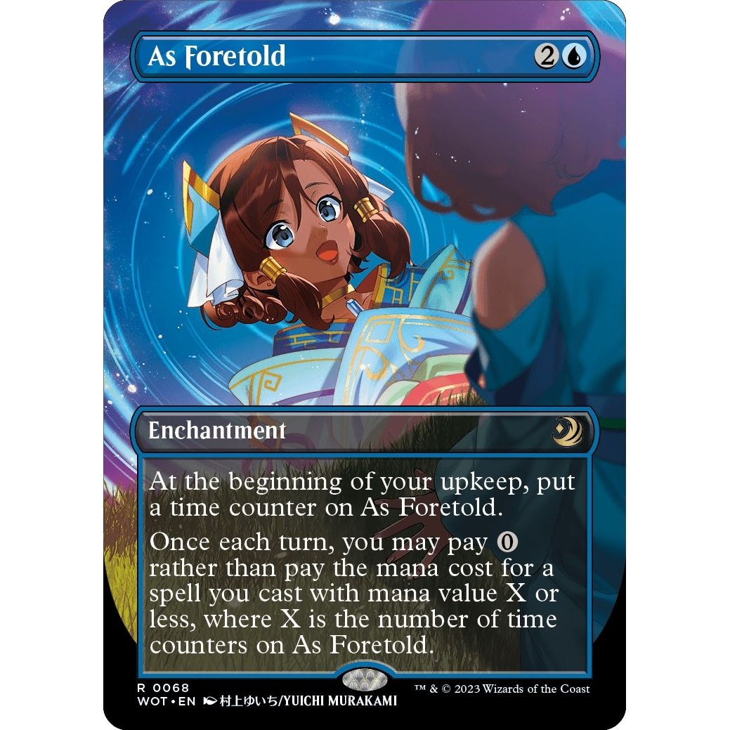 Image for As Foretold (Anime Borderless) (68) (WOT) - Magic: The Gathering