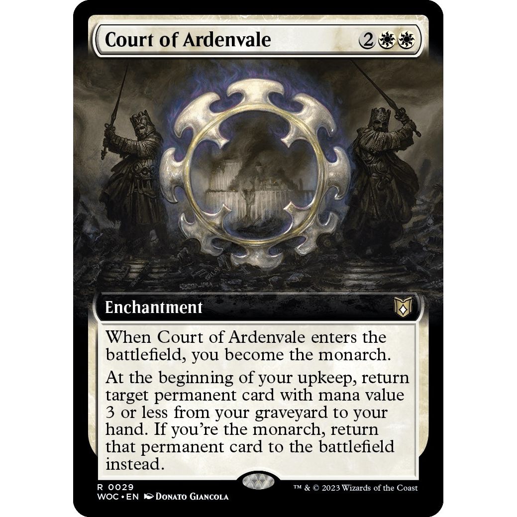Image for Court of Ardenvale (Extended Art) (29) (WOC) - Magic: The Gathering