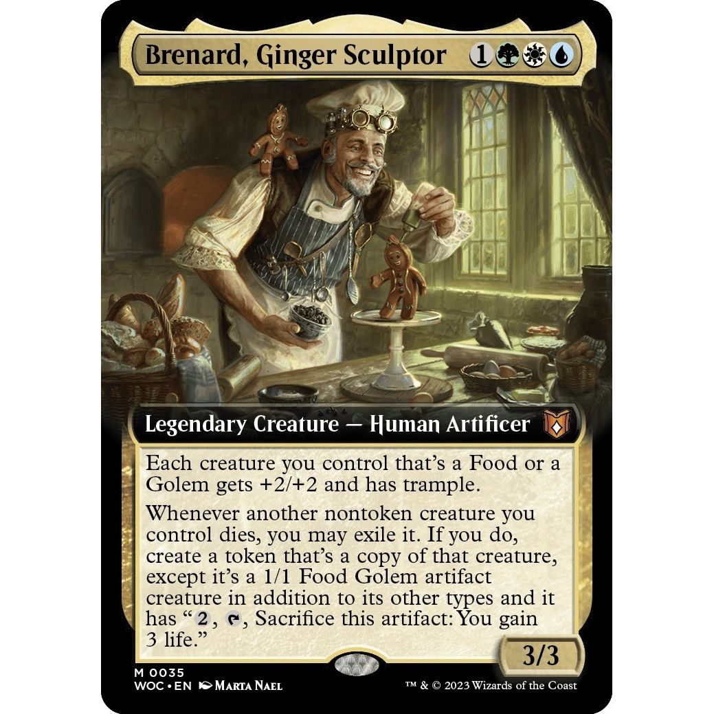 Image for Brenard, Ginger Sculptor (Extended Art) (35) (WOC) - Magic: The Gathering