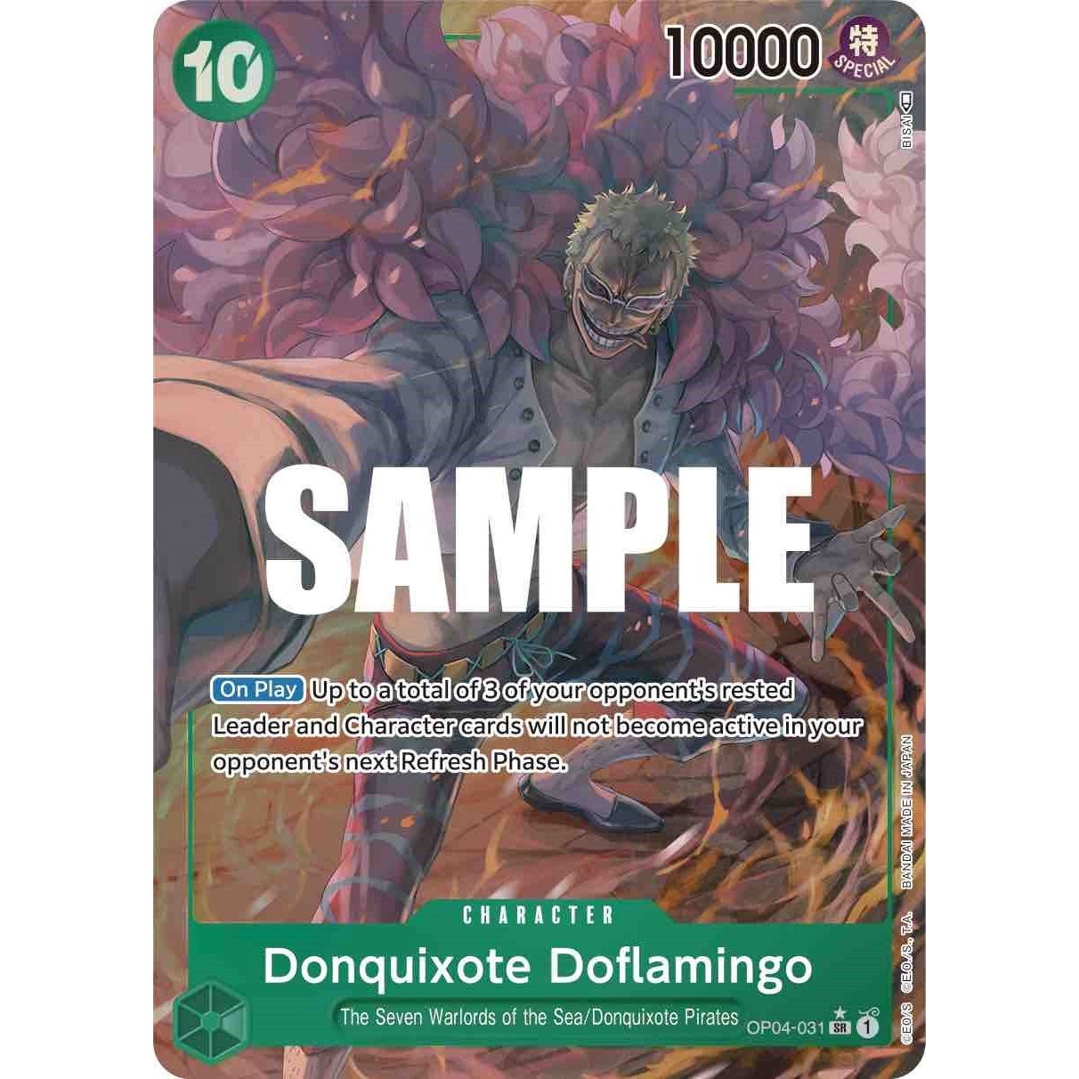 Image for Donquixote Doflamingo (031) (Alternate Art) (OP04-031) (OP04) - One Piece Card Game