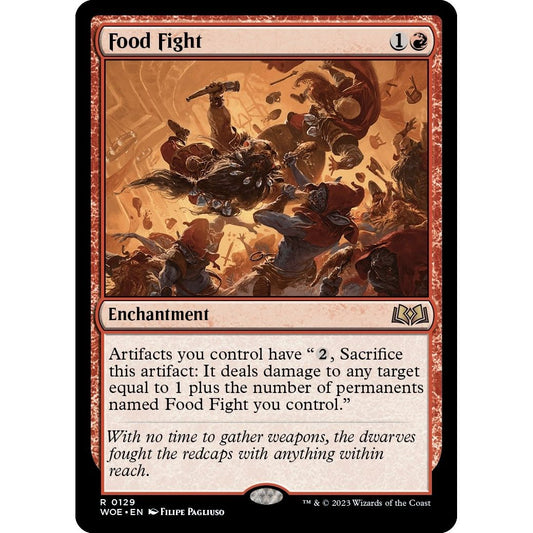 Image for Food Fight (129) (WOE) - Magic: The Gathering
