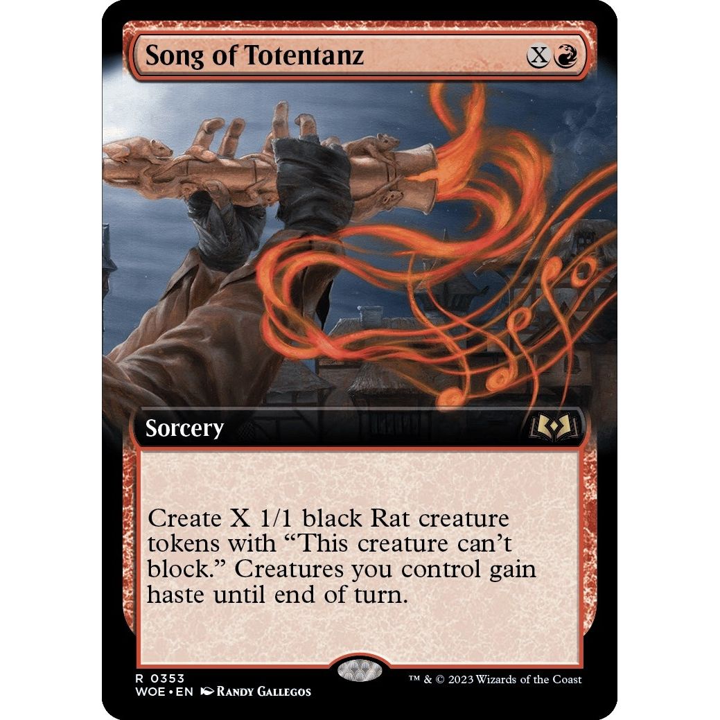 Image for Song of Totentanz (Extended Art) (353) (WOE) - Magic: The Gathering