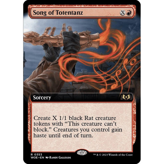 Image for Song of Totentanz (Extended Art) (353) (WOE) - Magic: The Gathering
