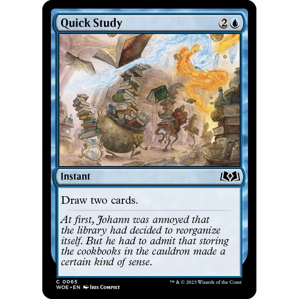Image for Quick Study (65) (WOE) - Magic: The Gathering