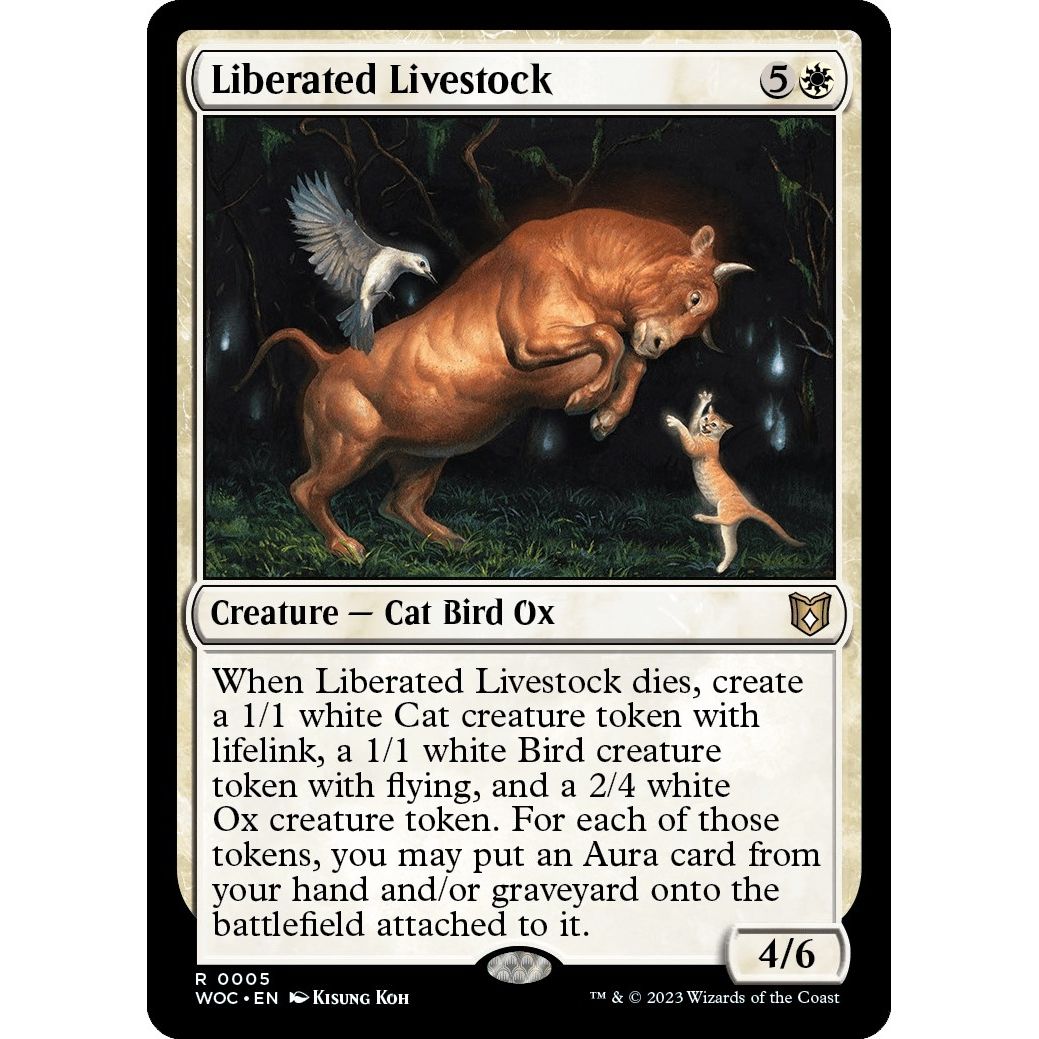 Image for Liberated Livestock (5) (WOC) - Magic: The Gathering
