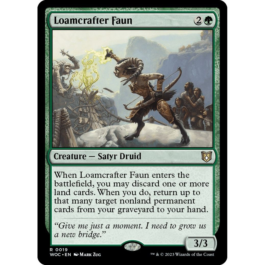 Image for Loamcrafter Faun (19) (WOC) - Magic: The Gathering