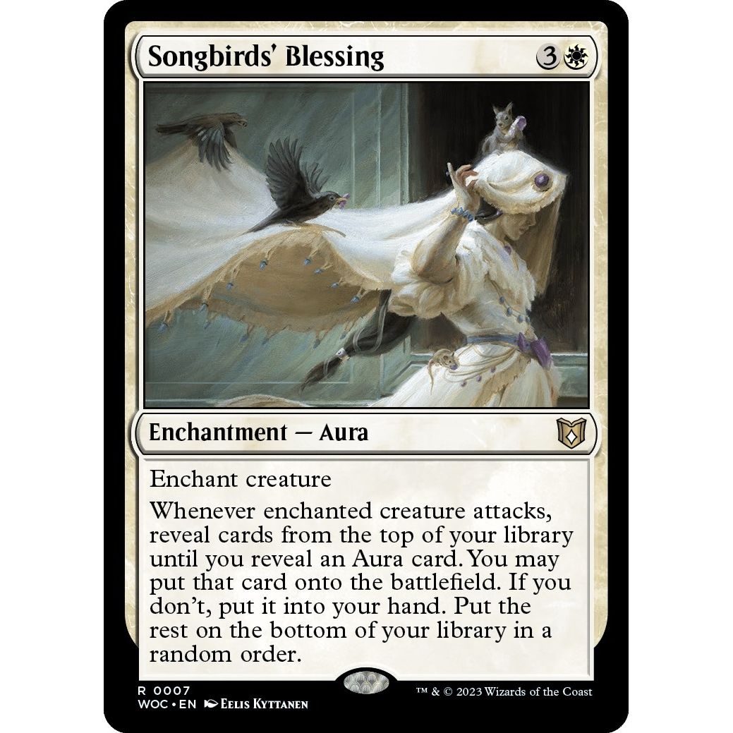 Image for Songbirds' Blessing (7) (WOC) - Magic: The Gathering