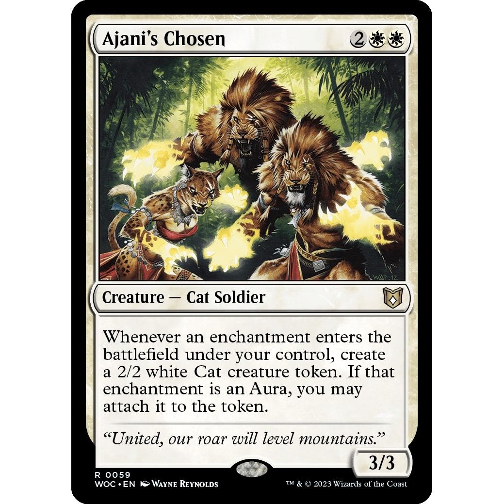 Image for Ajani's Chosen (59) (WOC) - Magic: The Gathering