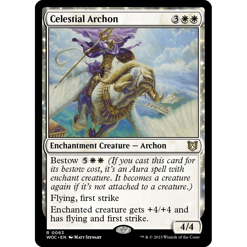 Image for Celestial Archon (63) (WOC) - Magic: The Gathering