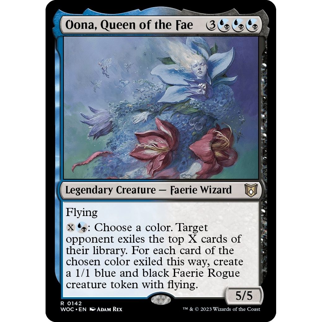 Image for Oona, Queen of the Fae (142) (WOC) - Magic: The Gathering
