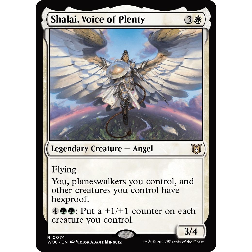 Image for Shalai, Voice of Plenty (74) (WOC) - Magic: The Gathering