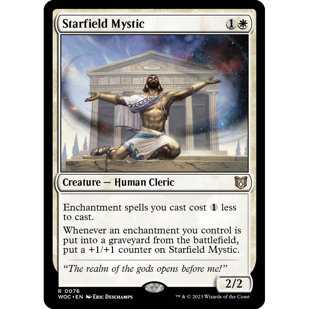 Image for Starfield Mystic (76) (WOC) - Magic: The Gathering