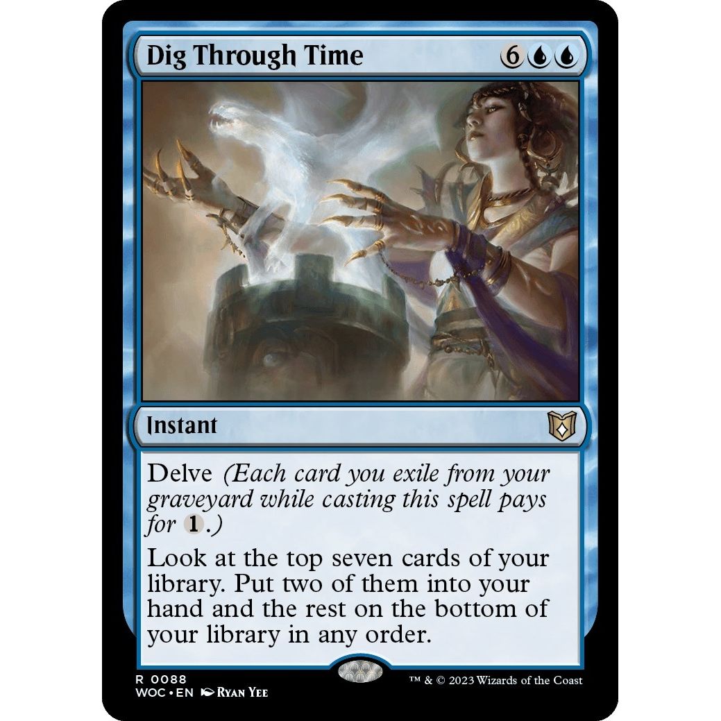 Image for Dig Through Time (88) (WOC) - Magic: The Gathering
