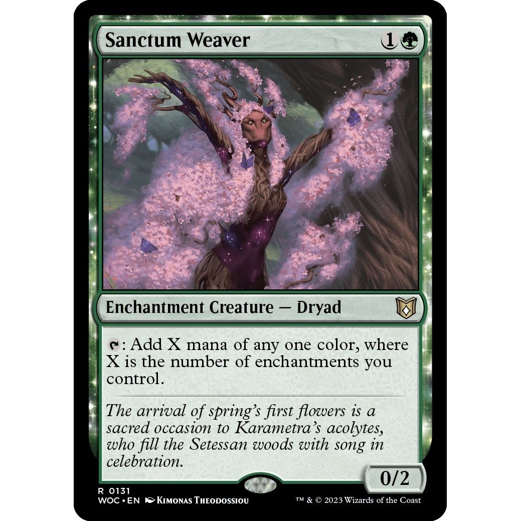 Image for Sanctum Weaver (131) (WOC) - Magic: The Gathering