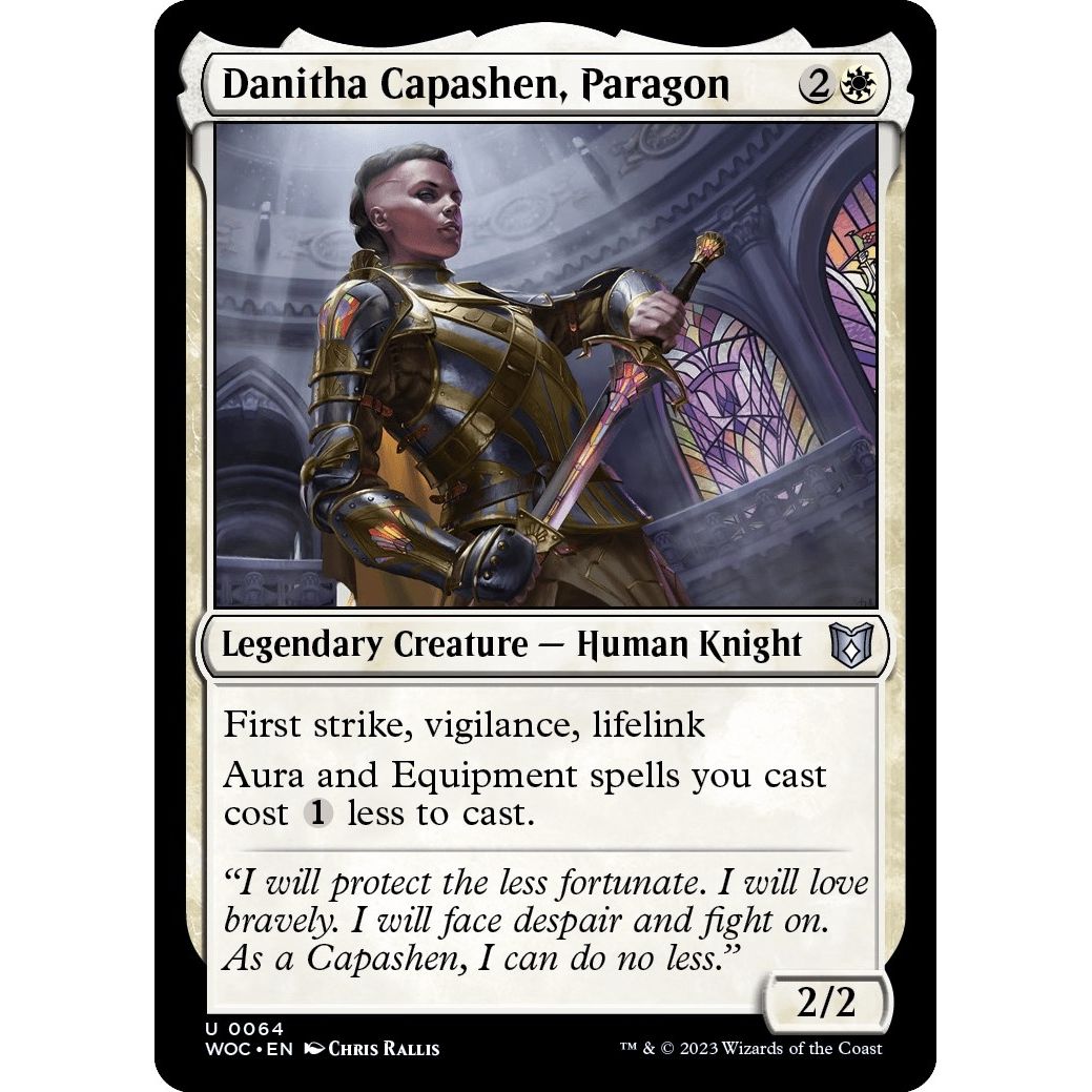 Image for Danitha Capashen, Paragon (64) (WOC) - Magic: The Gathering