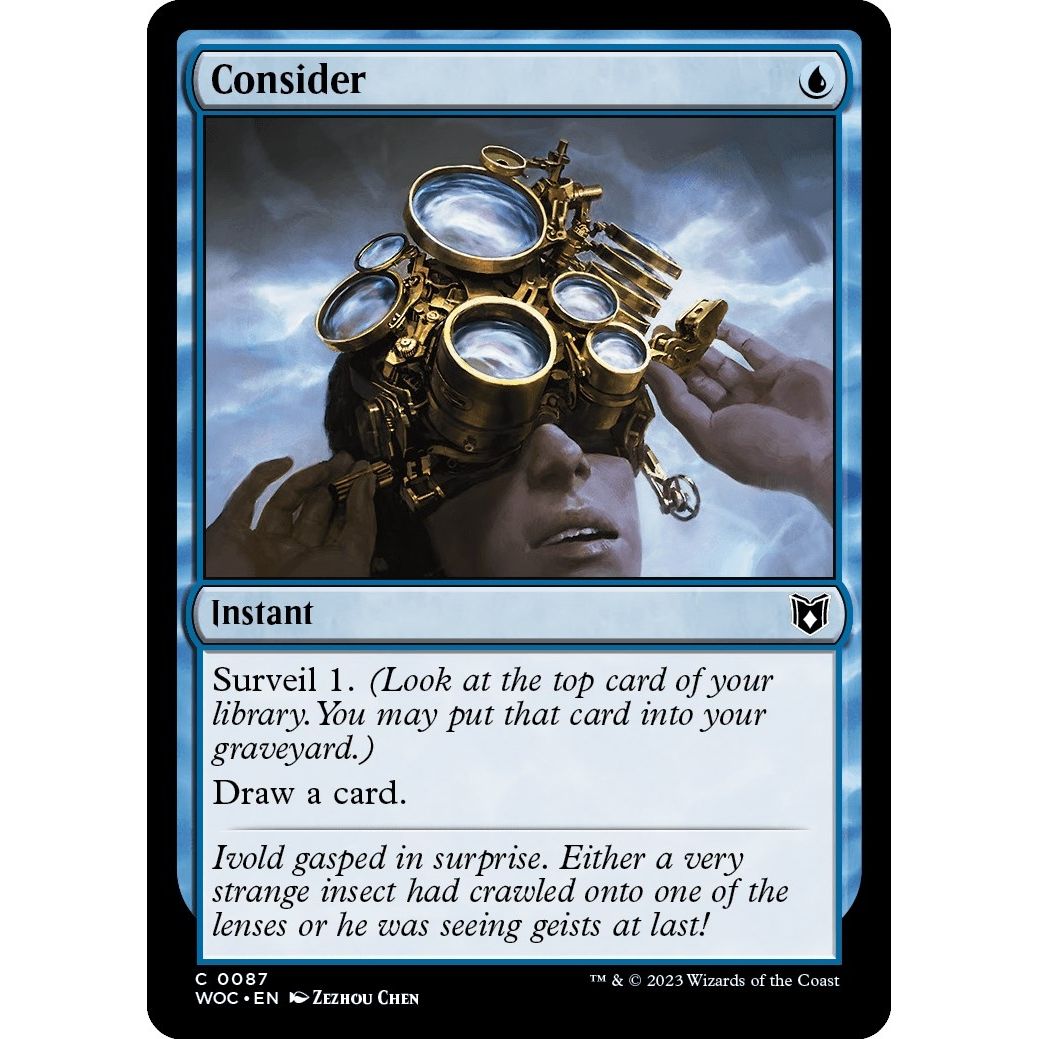 Image for Consider (87) (WOC) - Magic: The Gathering