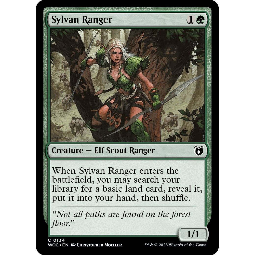 Image for Sylvan Ranger (134) (WOC) - Magic: The Gathering