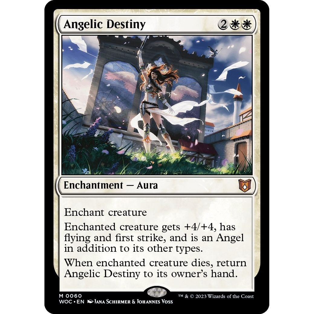 Image for Angelic Destiny (60) (WOC) - Magic: The Gathering