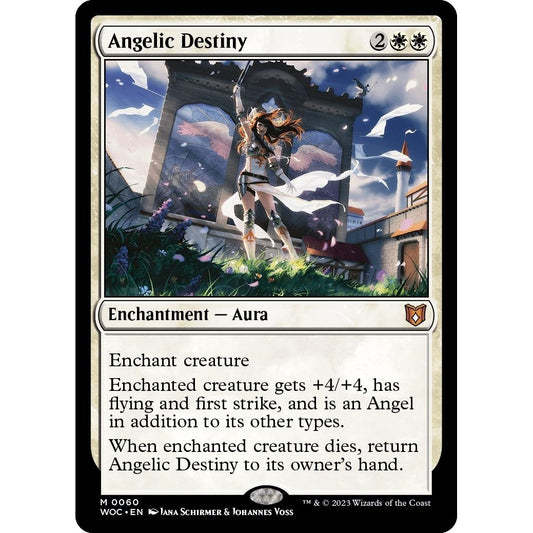 Image for Angelic Destiny (60) (WOC) - Magic: The Gathering