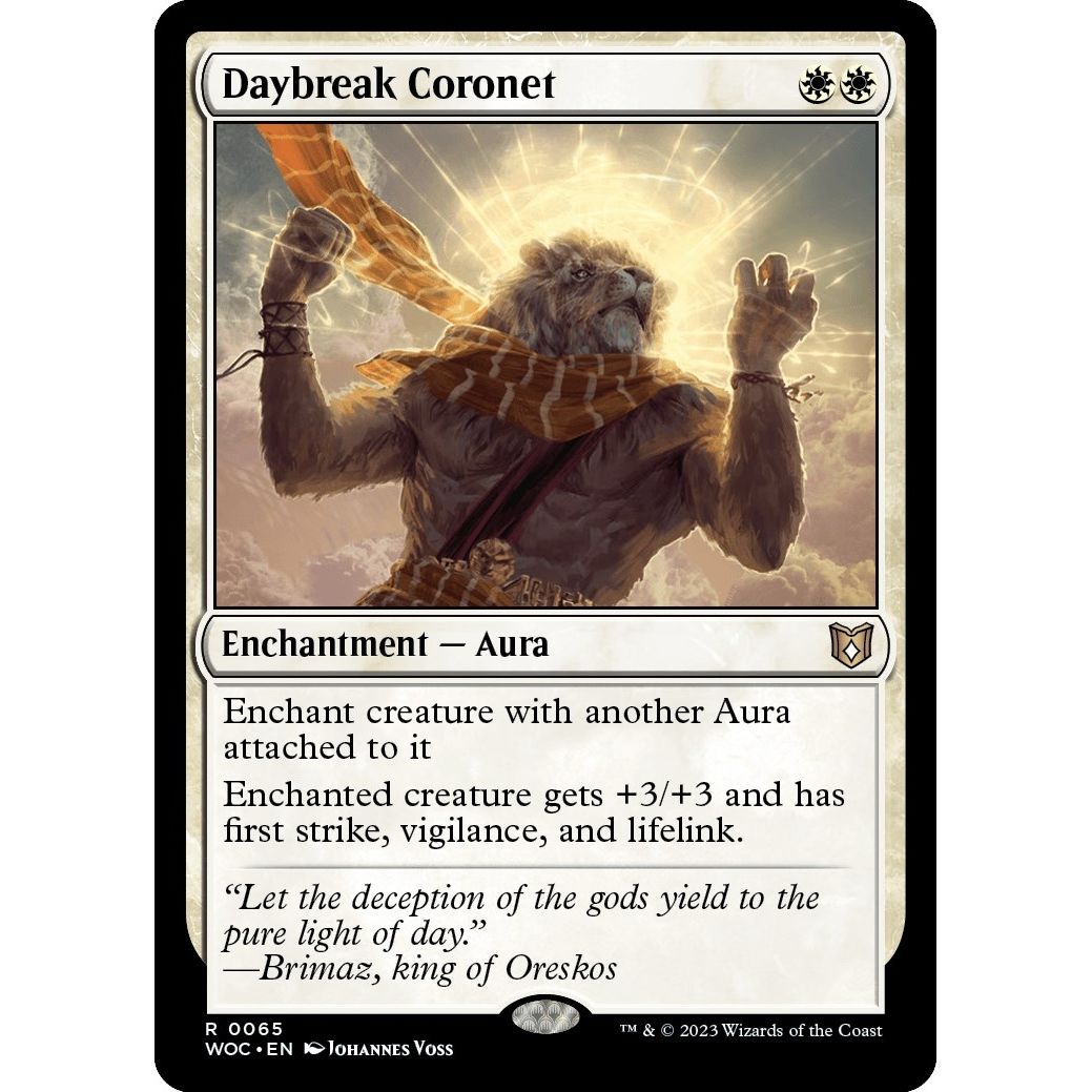 Image for Daybreak Coronet (65) (WOC) - Magic: The Gathering