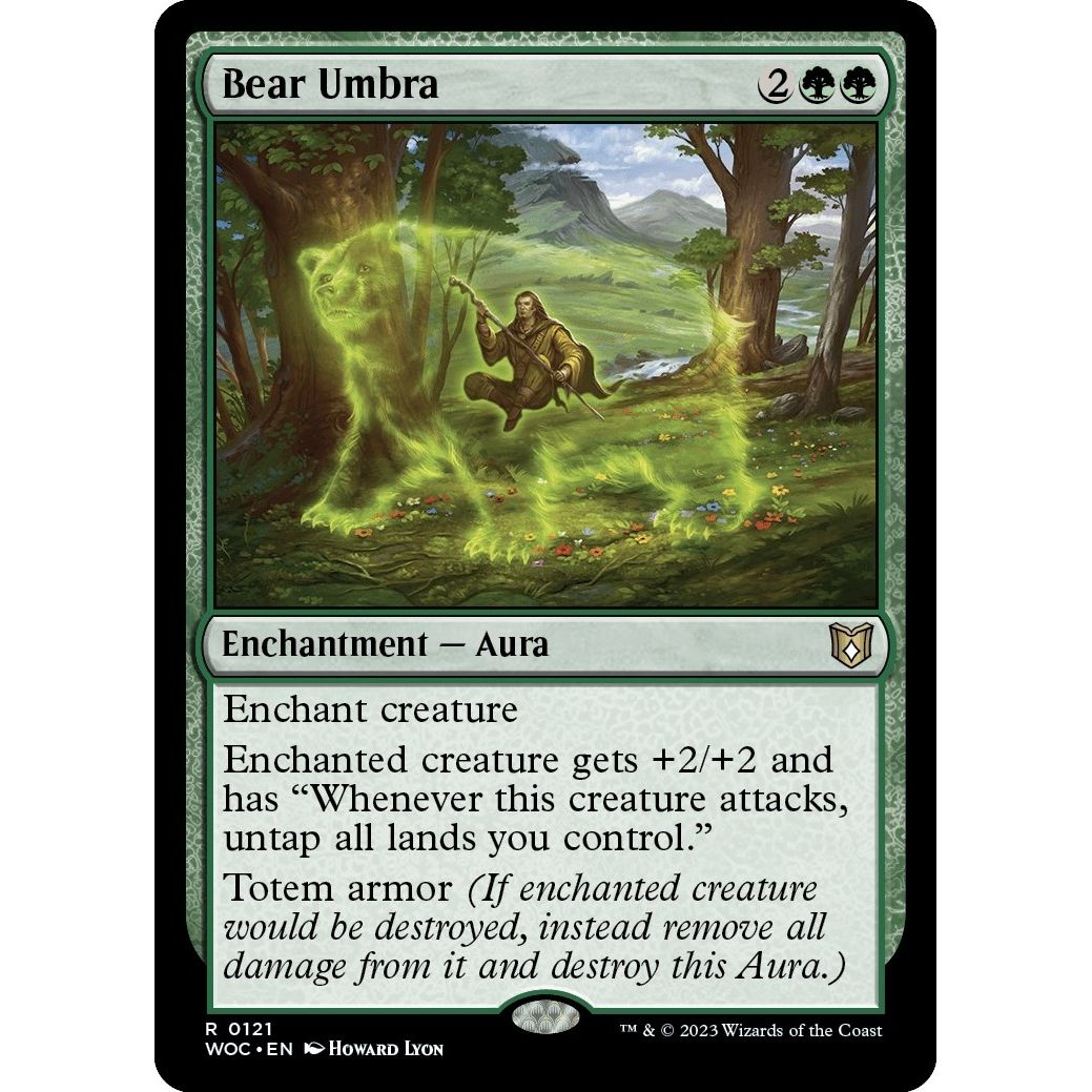 Image for Bear Umbra (121) (WOC) - Magic: The Gathering
