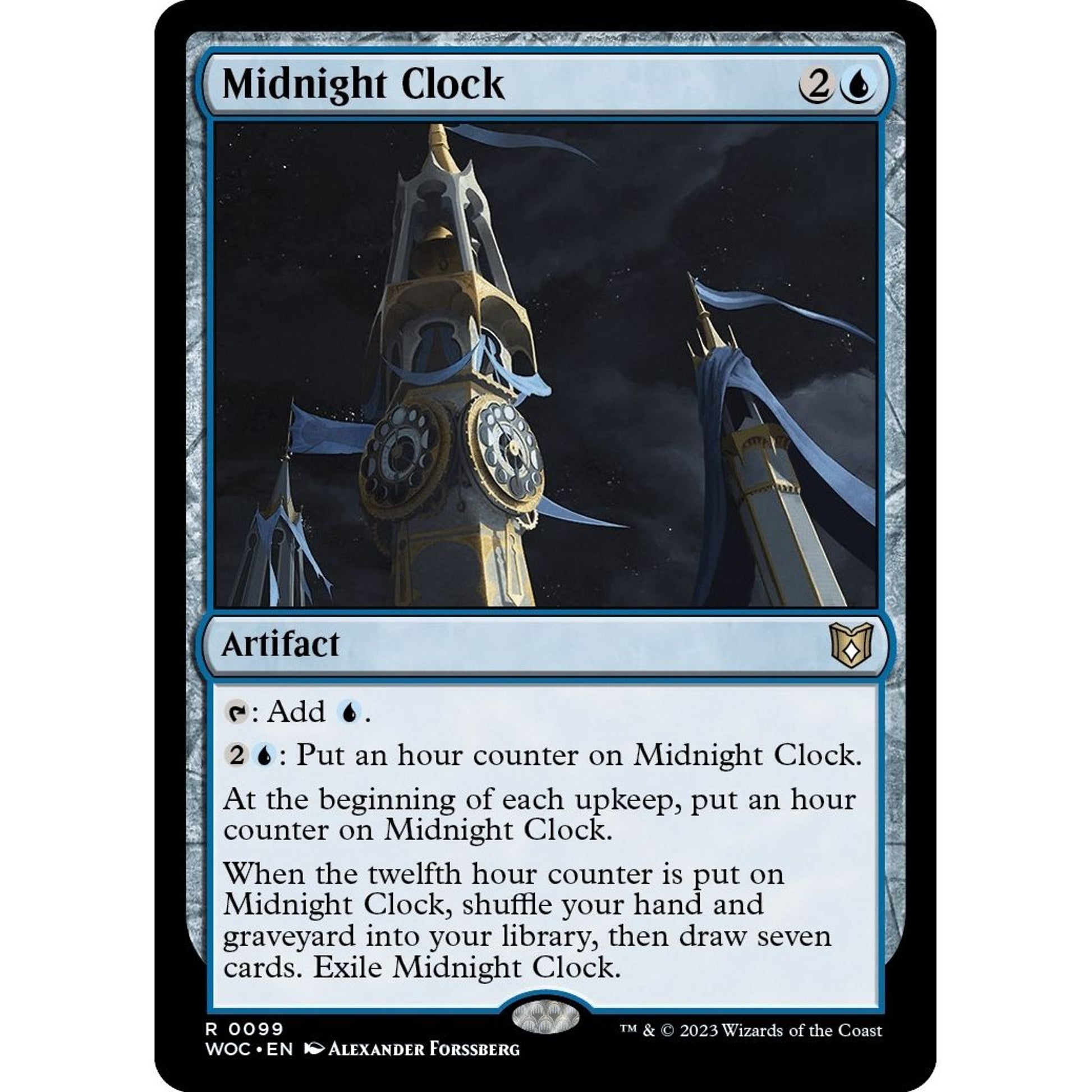 Image for Midnight Clock (99) (WOC) - Magic: The Gathering