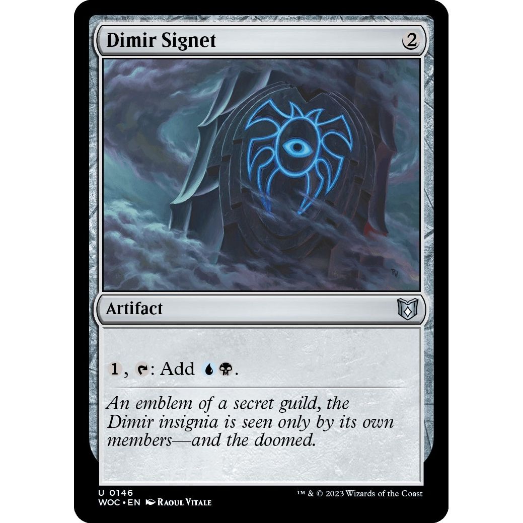 Image for Dimir Signet (146) (WOC) - Magic: The Gathering