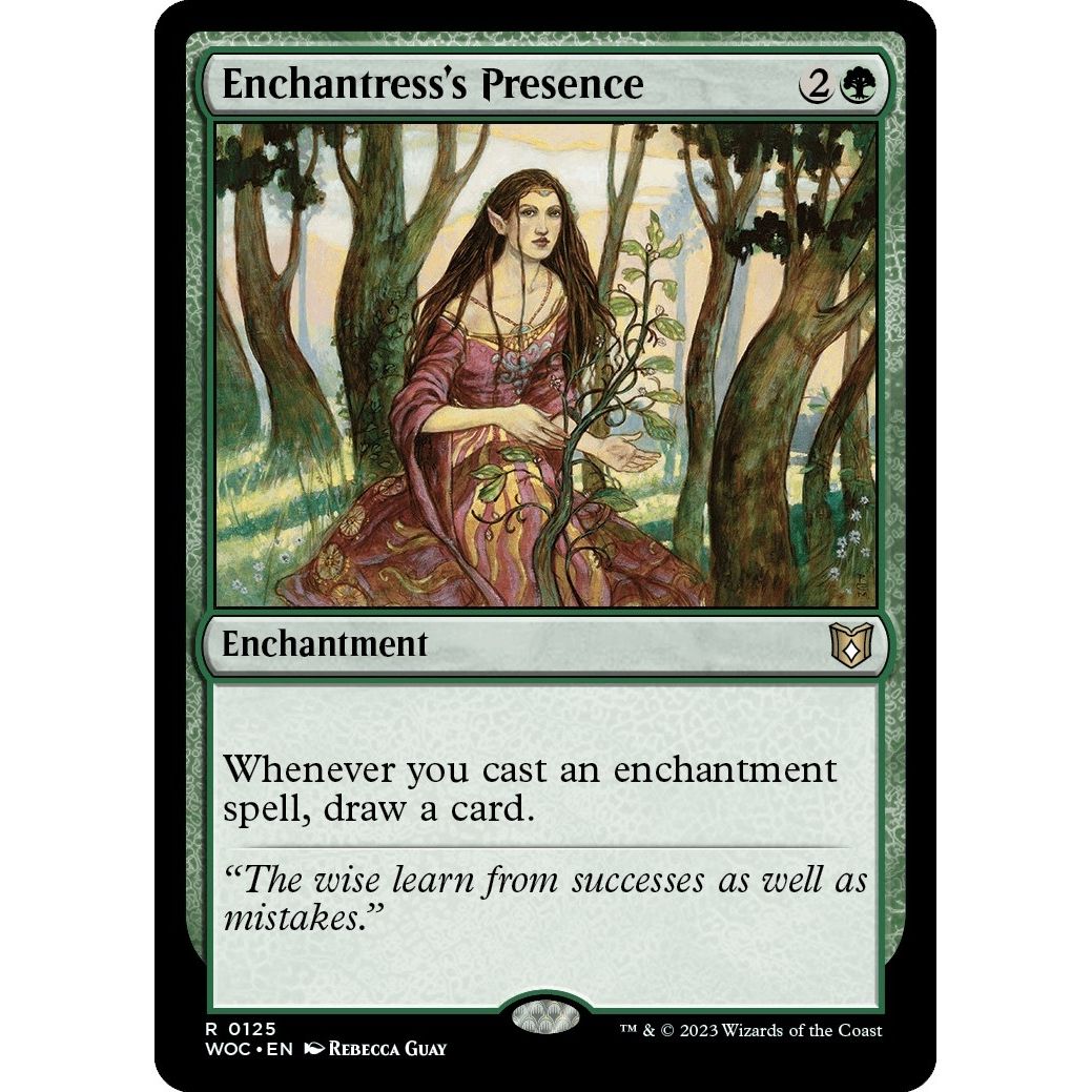 Image for Enchantress's Presence (125) (WOC) - Magic: The Gathering