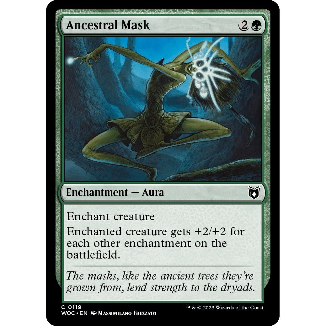 Image for Ancestral Mask (119) (WOC) - Magic: The Gathering