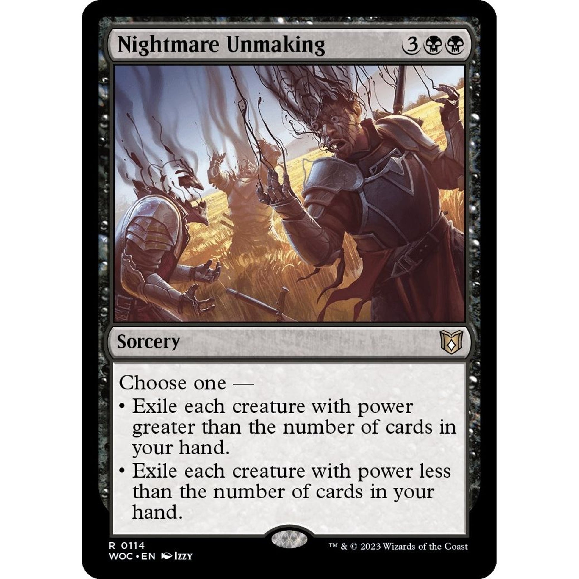 Image for Nightmare Unmaking (114) (WOC) - Magic: The Gathering