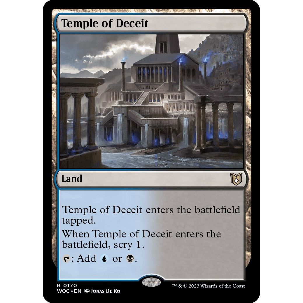 Image for Temple of Deceit (170) (WOC) - Magic: The Gathering