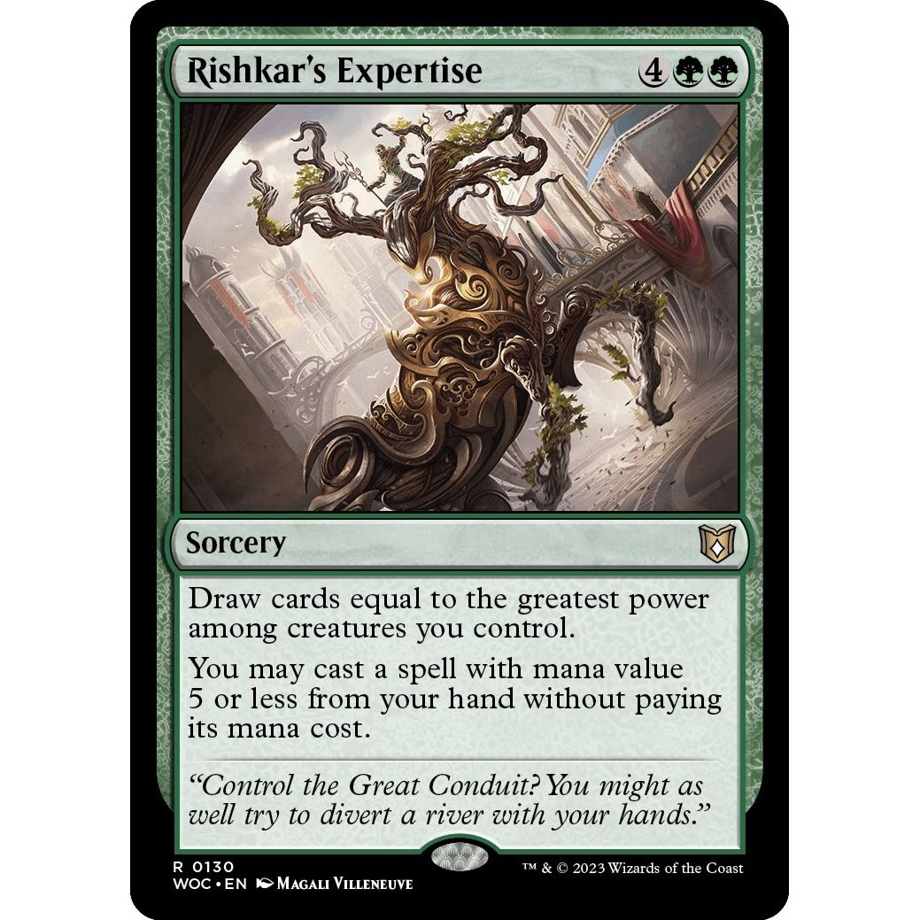 Image for Rishkar's Expertise (130) (WOC) - Magic: The Gathering