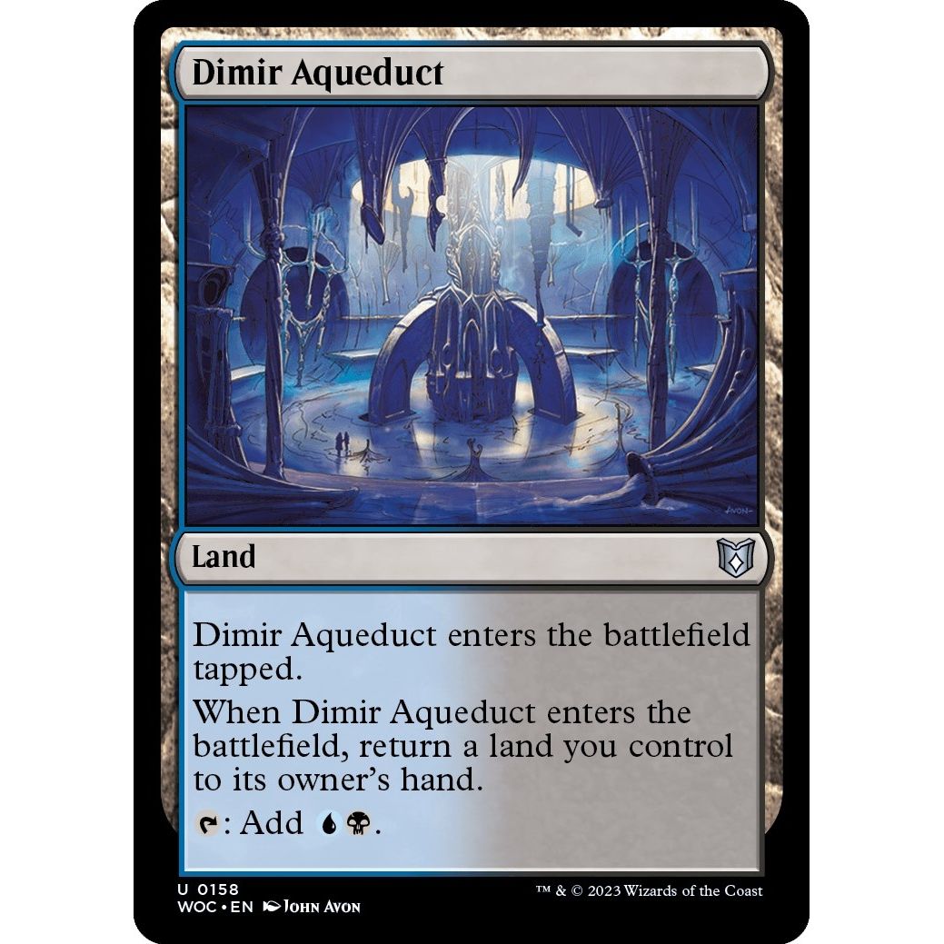 Image for Dimir Aqueduct (158) (WOC) - Magic: The Gathering