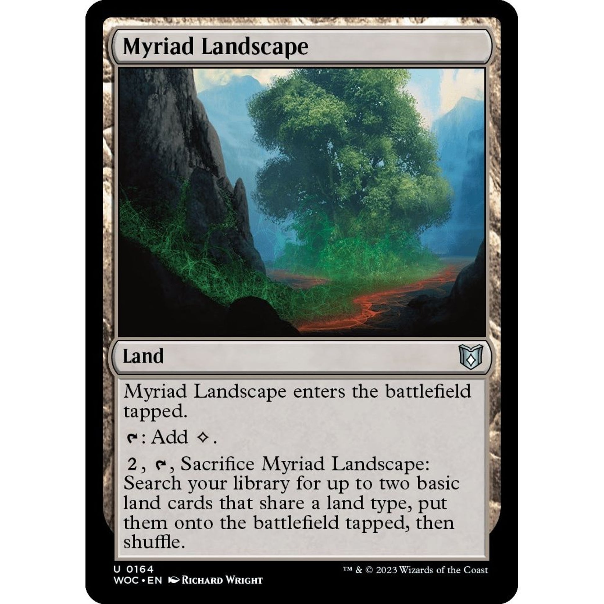Image for Myriad Landscape (164) (WOC) - Magic: The Gathering